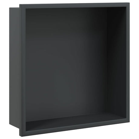 Vidaxx bruseniche 32x32x9 cm rustfrit stål mat sort