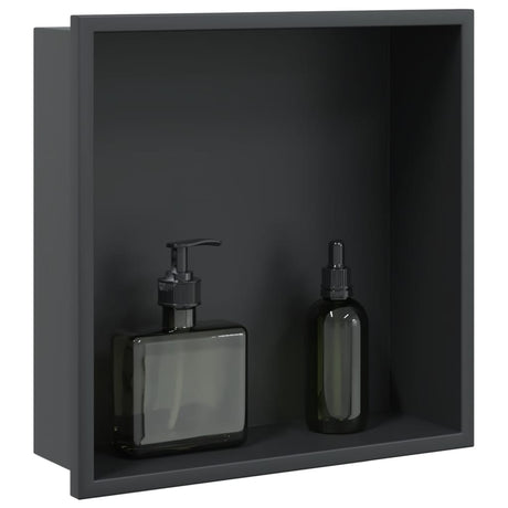 Vidaxx bruseniche 32x32x9 cm rustfrit stål mat sort