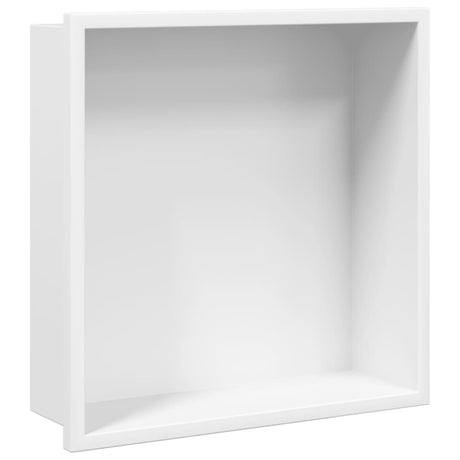 Vidaxx bruseniche 32x32x9 cm rustfrit stål mat hvid