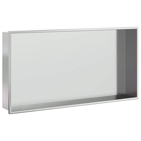 Vidaxx bruseniche 62x32x9 cm børstet sølv rustfrit stål