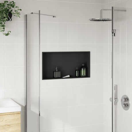 Vidaxx bruseniche 62x32x9 cm rustfrit stål mat sort
