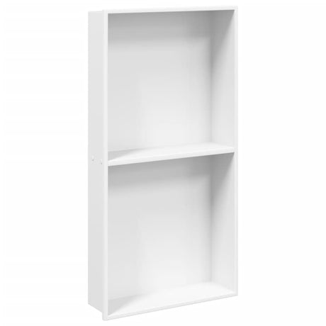 Vidaxx bruseniche 32x62x9 cm rustfrit stål mat hvid