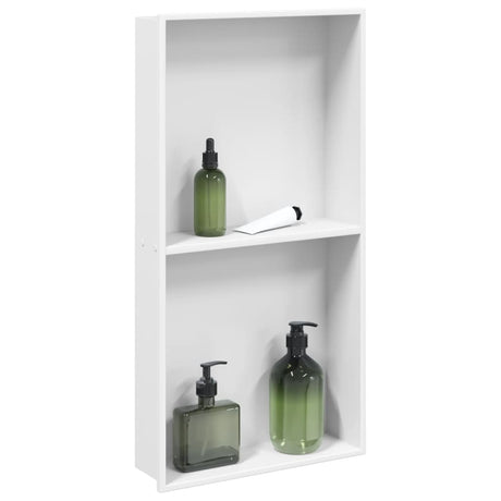 Vidaxx bruseniche 32x62x9 cm rustfrit stål mat hvid