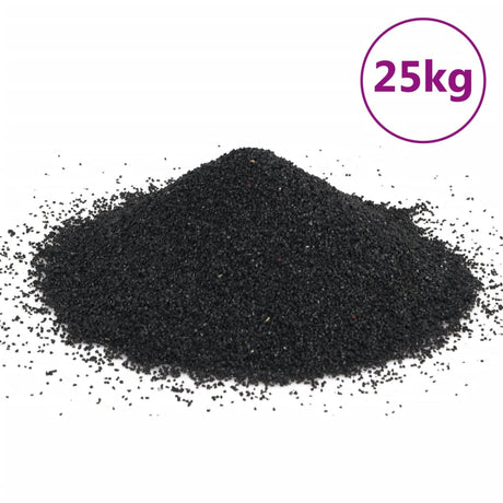 Vidaxx akvariesand 25 kg 0,2-2 mm sort