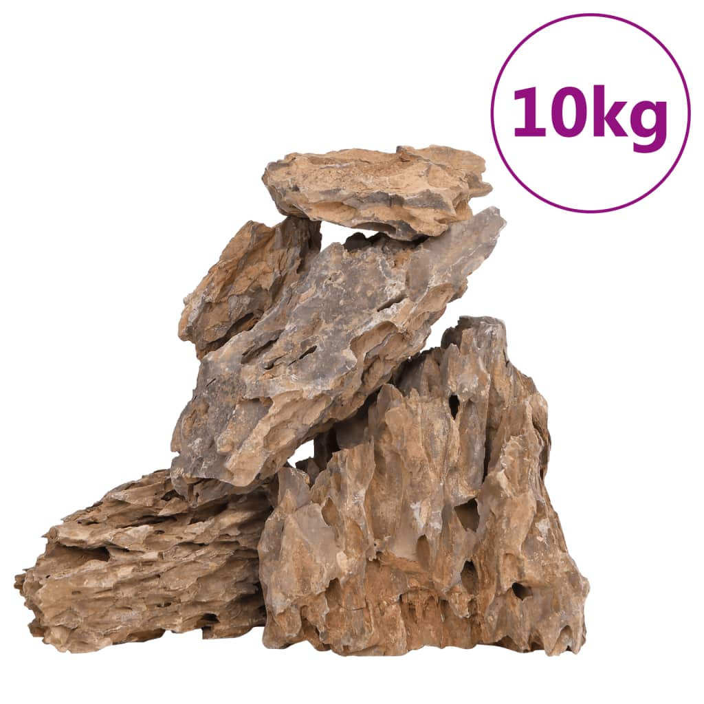 VidaXL dragesten blandet farve 10 kg 10-30 cm