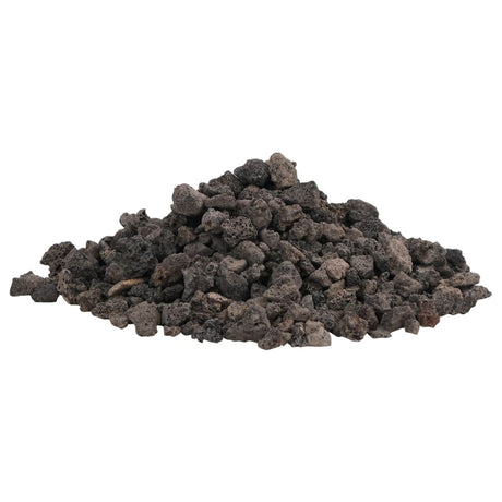 VidaXL lavasten 10 kg 1-2 cm sort