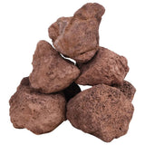 VidaXL lavasten 10 kg 10-30 cm rød