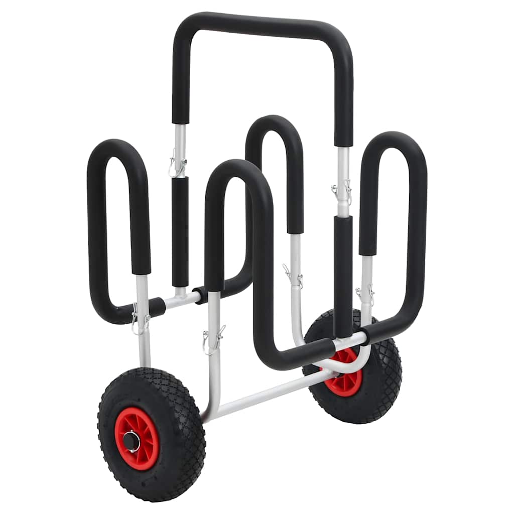 Vidaxl sup trolley til surfbræt 45 kg aluminium