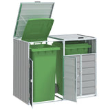 Vidaxx container opbevaring til 2 containere 144x81x113 cm grå stål