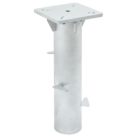 Vidaxx parasolfod til nedgravet 16x16x39,5 cm sølvfarvet stål