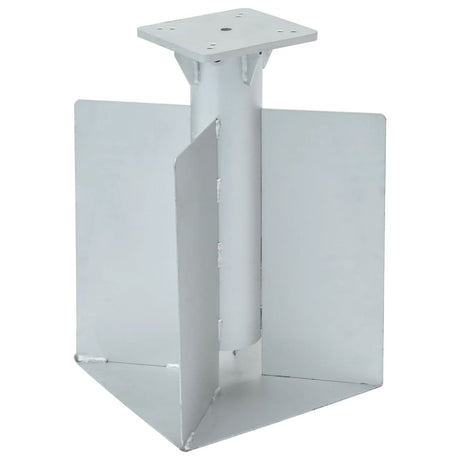 Vidaxx parasolfod til nedgravet 27,5x27,5x45 cm stål sølvfarve