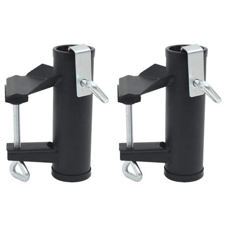 Vidaxx parasolklemmer til altan 2 stk 25-38 mm stål