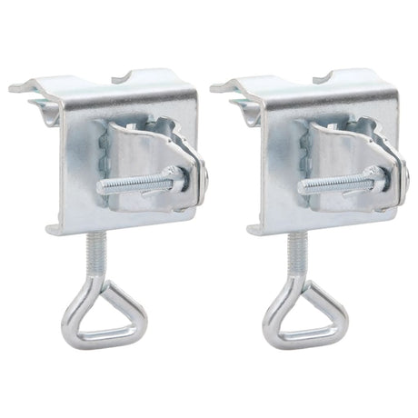 Vidaxx parasolklemmer til altan 2 stk 32 mm galvaniseret stål