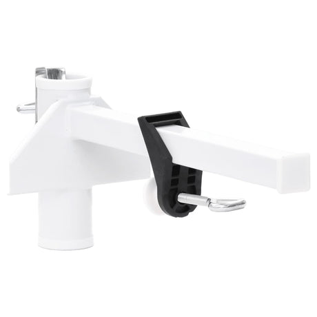 Vidaxx parasolklemme til altan 38 mm stål hvid