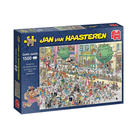 Jumbopuslespil Jan van Haasteren, en stilethæl for høj, 1500 brikker