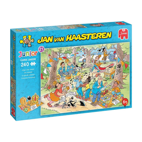 Jumbo puslespil Jan Van Haasteren Junior Vrijmarkt (240) | 2 stk