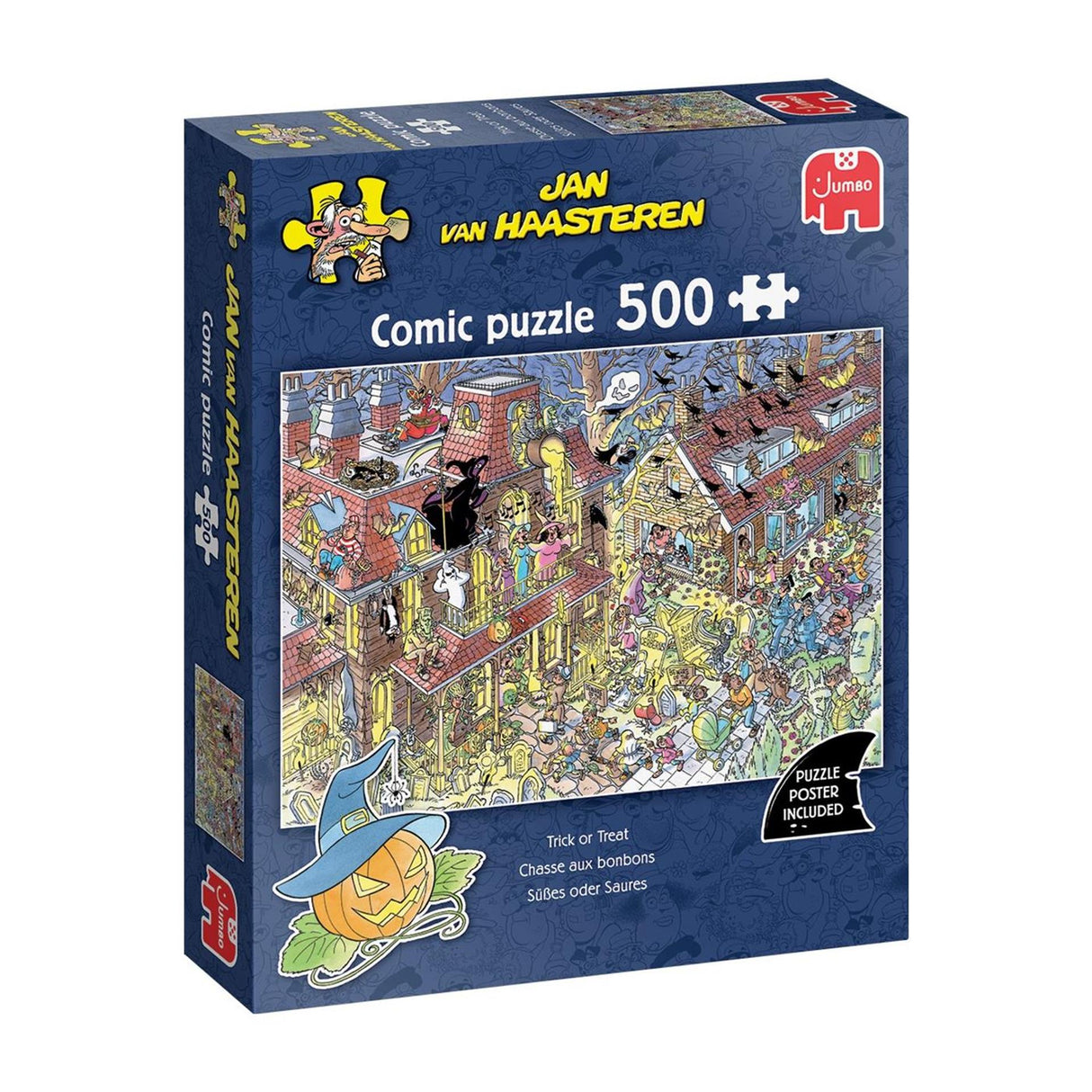 Jumbo Jan van Haasteren puslespil trick or treat 500 stk