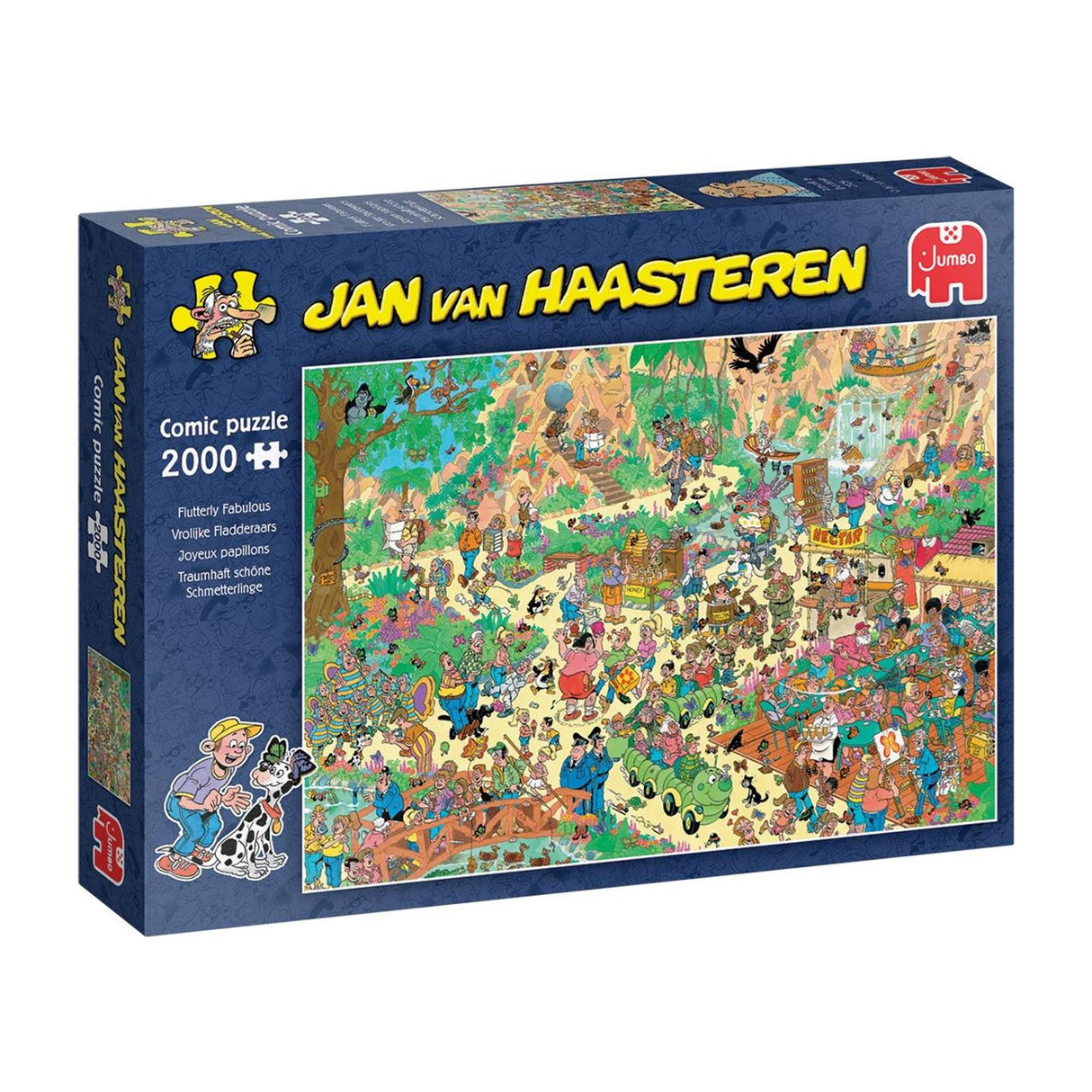 Jumbo Jan van Haasteren puslespil - muntre flagre - 2000 stk.