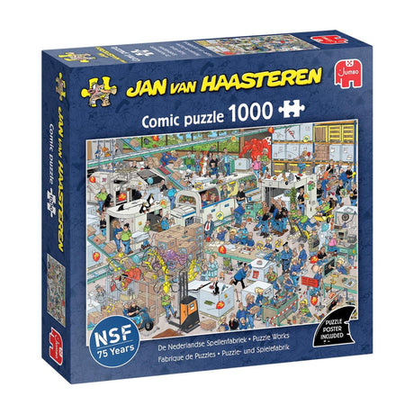 Jumbopuslespil Jan van Haasteren Games Factory (1000) | 2 stk