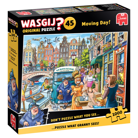 Wasgij original 45 - flyttedag! - 1000 brikker puslespil - puslespil