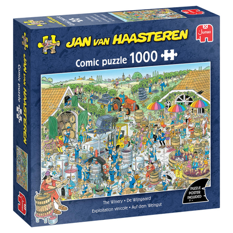 Jumbo Jan van Haasteren puslespil - vingården, 1000 stk.