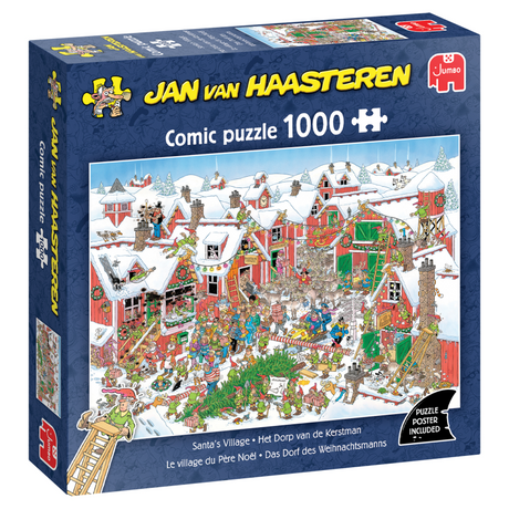 Jumbo Jan van Haasteren puslespil - Julemandens landsby, 1000 stk.