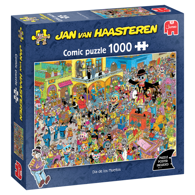 Jumbo Jan van Haasteren puslespil Dias de los Muertos 1000 stk