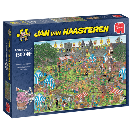 Jumbo Jan van Haasteren puslespil Robin Hood Festival 1500 brikker