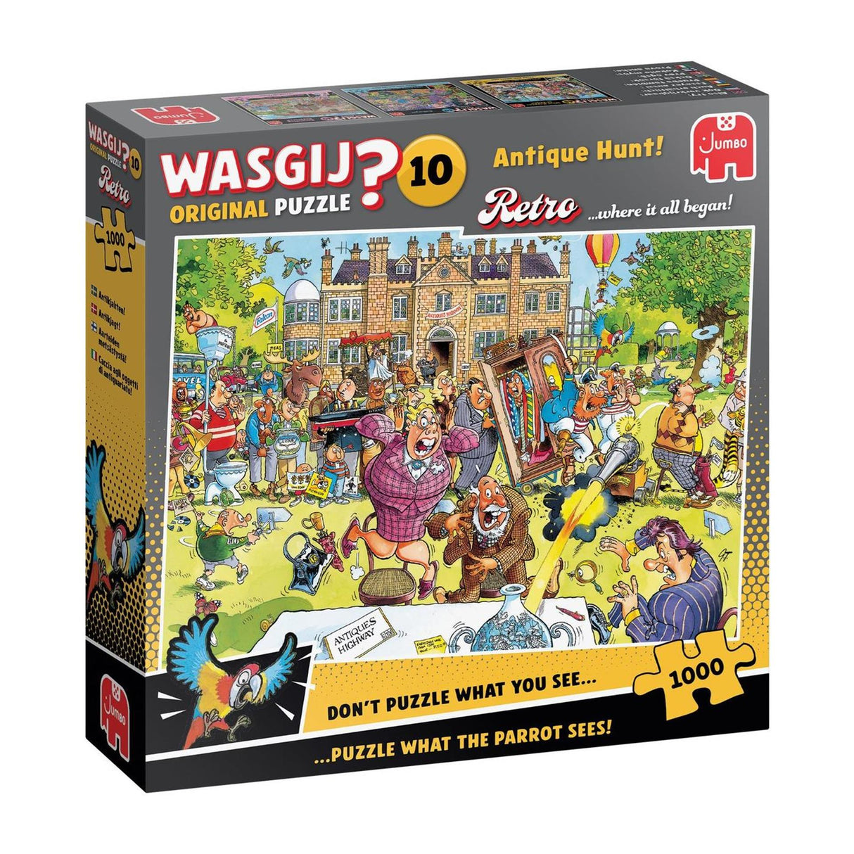 Jumbo wasgij retro original 10 - antiekjacht! - 1000st.