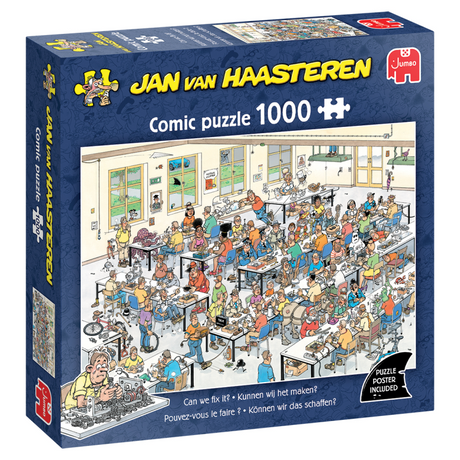 Jumbo Jan van Haasteren puslespil kan vi klare det? 1000 stk