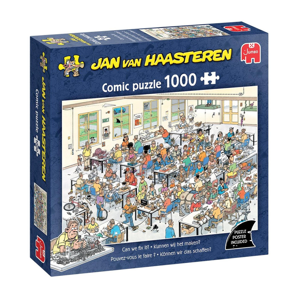 Jumbo Jan van Haasteren puslespil - kan vi klare det? - 1000 stk.