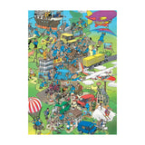 Jumbo jan van haasteren puzzel oldtimers parcel panic 1000 stukjes