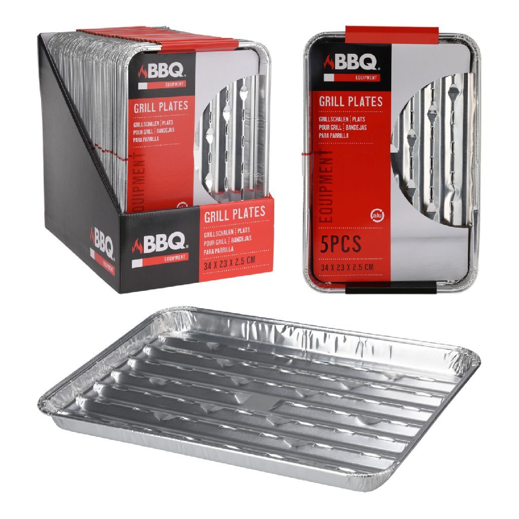 BBQ grill fade 34x23x2,5 cm 5 stk