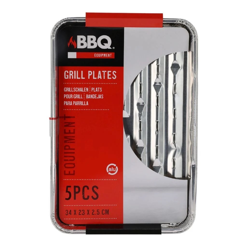 BBQ grill fade 34x23x2,5 cm 5 stk