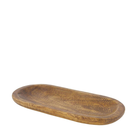 Dijk natural collections skål oval træ 38x18x3cm