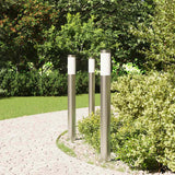 Vidaxx pullertbelysning 3 stk 80 cm rustfrit stål IP44