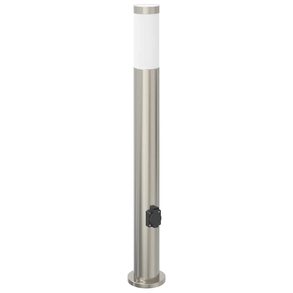 Vidaxl pullertlygte med fatning 80 cm rustfrit stål IP44