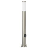 Vidaxl pullertlygte med fatning 80 cm rustfrit stål IP44