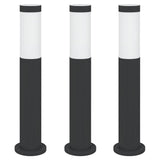 Vidaxx pullertbelysning 3 stk 50 cm rustfrit stål IP44