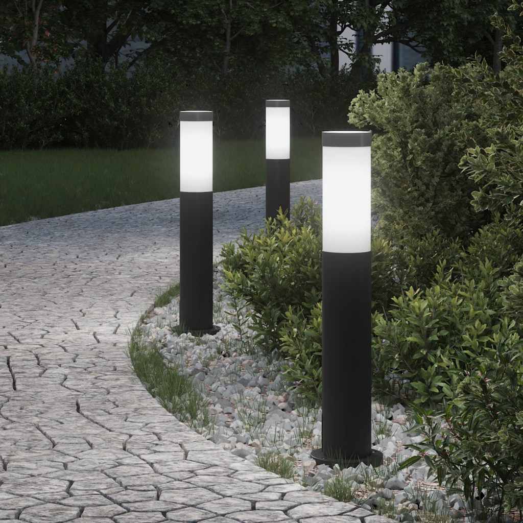 Vidaxx pullertbelysning 3 stk 50 cm rustfrit stål IP44