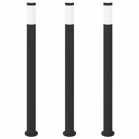 Vidaxx pullertbelysning 3 stk 110 cm rustfrit stål IP44