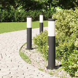 VidaXL pullertbelysning med sensor 3 stk 50 cm rustfrit stål IP44