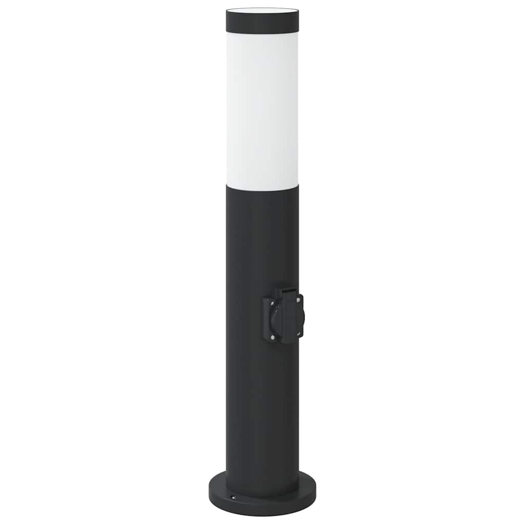 Vidaxl pullertlys med fatning 50 cm rustfrit stål IP44