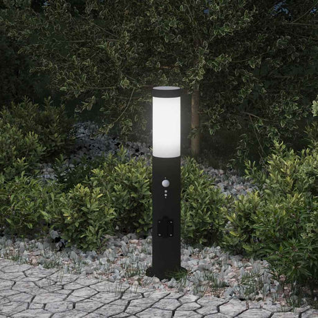 Vidaxx pullertbelysning med sensor og fatning 50 cm rustfrit stål IP44