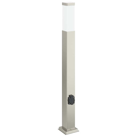 Vidaxl pullertlygte med fatning 80 cm rustfrit stål IP44