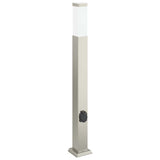 Vidaxl pullertlygte med fatning 80 cm rustfrit stål IP44