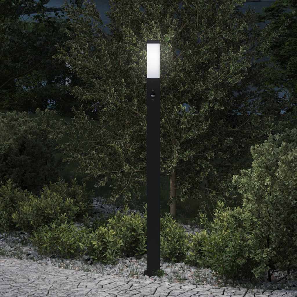 Vidaxx pullertbelysning med sensor 110 cm sort IP44