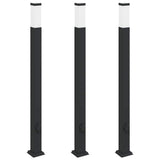 Vidaxx pullertbelysning med fatning 3 stk 110 cm sort IP44