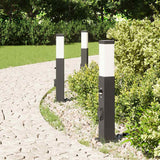 Vidaxx pullertbelysning med sensor og fatning 3 stk 50 cm sort IP44