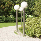 Vidaxx pullertbelysning med sensor 3 stk 120 cm rustfrit stål IP44